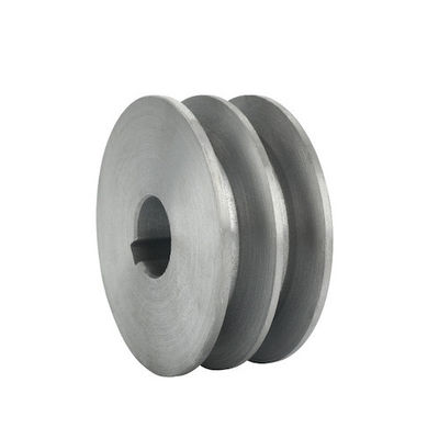 ประเภท B Double V Belt Pulley GG20 สีเทาเหล็กเหล็กท่อ Pulley อุปกรณ์ฟาร์ม