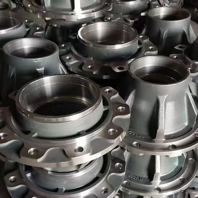 OEM CNC การแปรรูปล้อฮับ เหล็ก Casting ส่วน Heavy Duty รถบรรทุก ทราย Casting